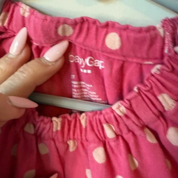 GAP Kids Pink Polka Dot Casual Dress size 2T - Picture 3 of 5